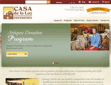 Tablet Screenshot of casafoundation.org
